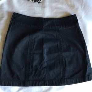 free people dark denim skirt